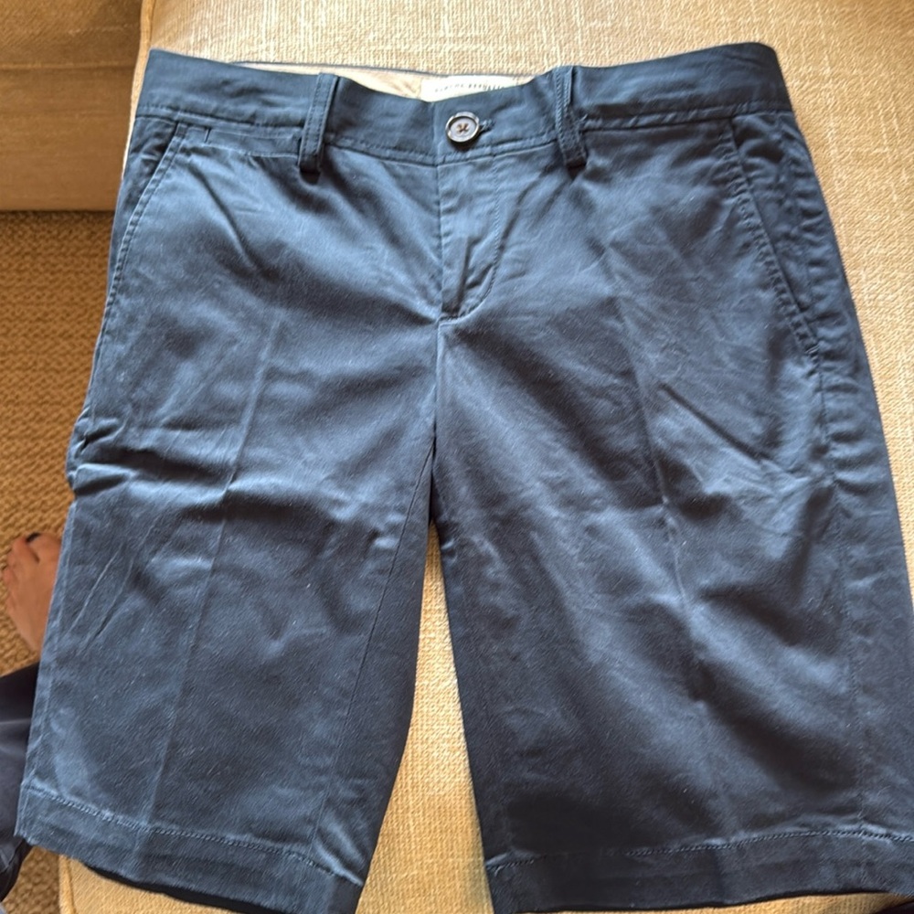 Banana Republic Navy Cotton Bermuda Shorts